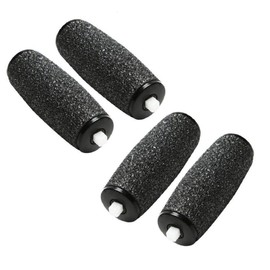 Beavorty 4pcs Extra Coarse Roller for Electronic Foot Files Professional Replacement Refill for Gentle Foot Care Wet Dry Compatible for Men and Women