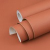 Yun-aeon Burnt Orange Textured Peel and Stick Wallpaper 15.7" ×