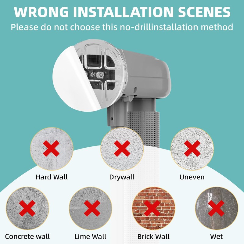 Miumoon No Drill Retractable Baby Gates Parts, Medium Size No
