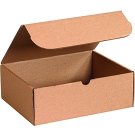 Aviditi Brown Kraft Literature Mailing Boxes, 11 1/8 x 8 3/4 x 4 Inches, Pack of 50, Crush-Proof, for Shipping, Mailing and Storing