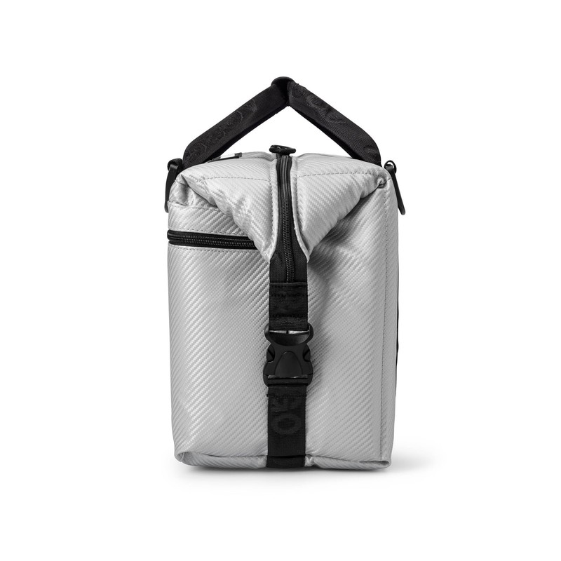 AO Coolers Carbon Soft Cooler with High-Density Insulation, Silver, 24-Can