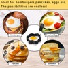 Egg Rings Stainless Steel 2 Pieces Egg Mould Fried Egg