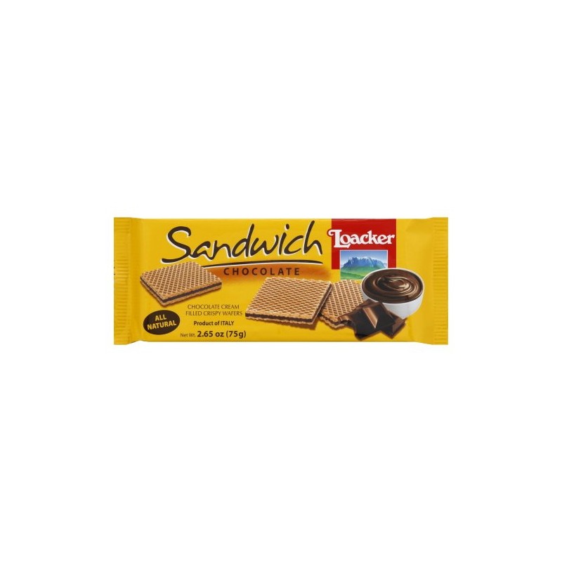 Loacker Sandwich Chocolate 2.65 Oz.