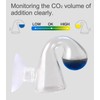 Clscea Aquatic CO2 Glass Drop Checker Fonograma Diseño con solución