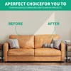 HOMBYS Couch Cushion Replacement Wrapped with Polyester Batting, High Density
