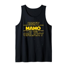 Best Mamó in the Galaxy | Grandma In Irish Funny Gifts Tank Top