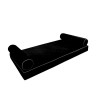 COVER ONLY Model V5 Twin-XL Velvet Contrast Pipe Indoor Mattress
