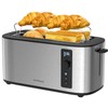 Anfilank Toaster 4 Slice with Countdown Timer, Extra Wide Slots