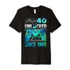 Level 40 Unlocked Awesome Since 1985 40th Birthday Gamer Premium