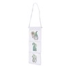 Hanging Storage Bag 3 Compartment Foldable Rhinestone Painting Pattern DIY