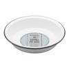 KitchenCraft Living Nostalgia Large Round Enamel Pie Dish, 22.5 cm