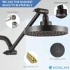 Voolan Rain Shower Head with Extension Arm - High Pressure