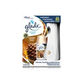 Glade Automatic Spray Air Freshener Starter Kit, Cashmere Woods, 6.2 oz new versions