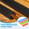 PATIKIL 4 Pcs Pipe Insulation Foam Tube, Pool Noodles Foam