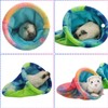 2 Pack Guinea Pig Snuggle Sack Soft Fleece Large Hideout