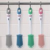 Nuby Soft Non-Scratch Silicone Bristle Bottle & Nipple Brush with