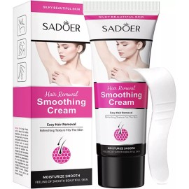 SADOER Crema Depiladora Para Depilar De Hombres Mejor Que Cera Quitar Cara Cuerpo