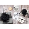 [JOKOVIKI] Black Organza Ribbon 6mm Width - Perfect for Gift