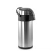 Airpot Coffee Dispenser with Pump, Insulated Stainless Steel Coffee Carafe