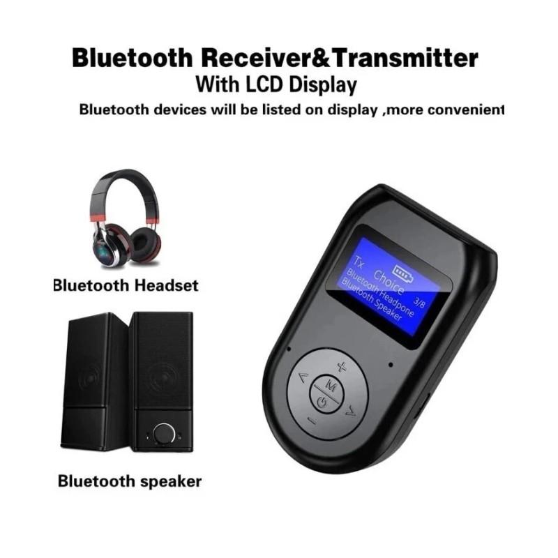 Unbranded BT-11 4-in-1 Wireless Bluetooth Audio Transmitter and Receiver with