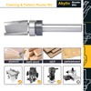 Akylin Spiral Flush Trim Router Bit 1/4 Shank,1/2" Dia. 3/4"