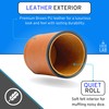 Luck Lab Brown Leather Dice Cup with Lid Including 6