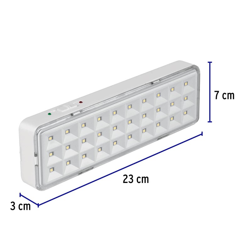 Volteck LAE-30, Lámpara de emergencia de 220 lúmenes recargable