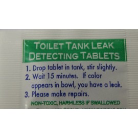 NRG Bulk Leak Detecting Dye Tablets for Toilet Tanks 10 Pack