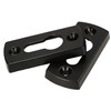 KOTARBAU® Pair of Handles 125 mm with Rosettes and Square