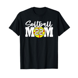 Softball Mom Number #22 T-Shirt