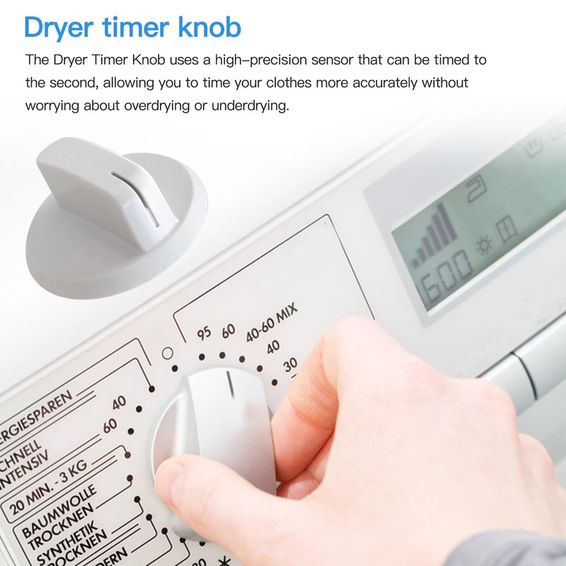 Performance Dryer Control Knob Suitable for Hotpoint GE GTX22EASK0WW, GTX22GASK0WW,