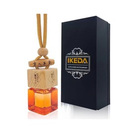 IKEDA Car Air Freshener, Car Fresheners for Men & Women, 45+Day Long Lasting Fragrance Hanging Air Fresheners Scents, with Clip, Perfect for Auto and Home, Christmas,8ml,Sandalwood