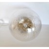 Plow & Hearth 8" Frosted Lighted Globe Hanging Decor Indoor