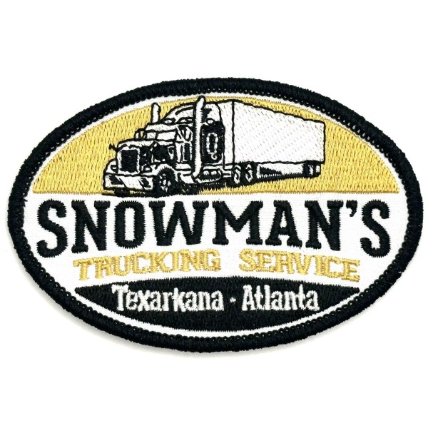 Retro Smokey And The Bandit Snowman’s Trucking Movie Patch Vintage