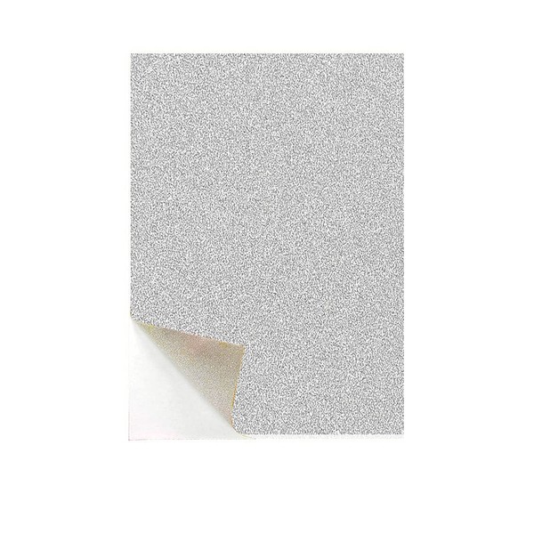 20 Sheets of Self-Adhesive Sparkle Shinny Craft Sheets Rainbow Sparkly