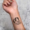 4 x 'Guinea Pig Munching On Hay' Temporary Tattoos -