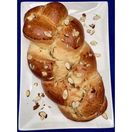 Tsoureki Traditional Greek Loaf Bread with Mahlepi, about 1.5 lb