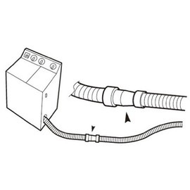 SANEI PH64-87T Washing Machine Drain Hose Outlet Connection Inner Diameter 1.2 inches (30 mm)