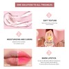UKKQES Crystal Flower Jelly Lipstick, Long Lasting Nutritious Lip Balm