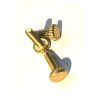 LOT OF 3 BP STEEL KNURLED HEAD THUMB SCREW #8/32