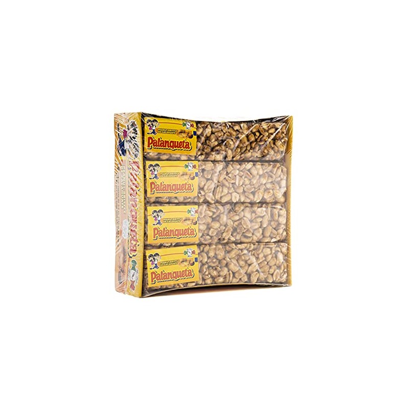 MDM PALANQUETA PEANUT BRITTLE BAR 4.6OZ 12CT TRAY CACAHUATE