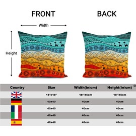 Cushion Cover Deer Cushion Decorative Hunting Hunter Gifts for Sofa Cushion Covers Decorative Cushion Deer Stag Couch Cushion Cover Sofa Bedroom Living Room Decorative Cushion