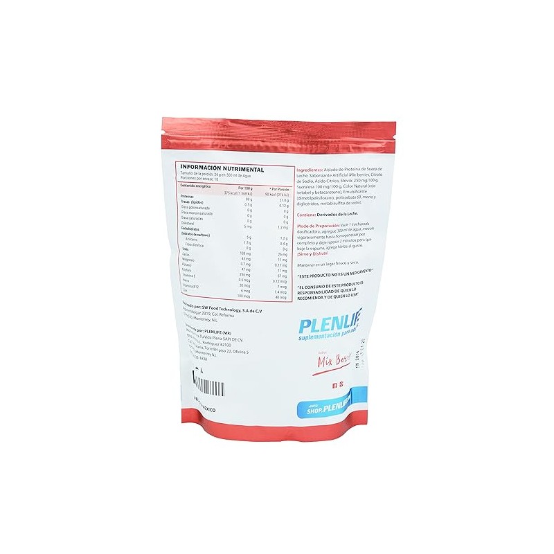 PLENLIFE Pro Clear proteína en polvo bebida clara sabor mix
