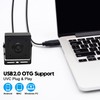 Svpro USB Camera with Holder, 1080P HD Webcam Camera Pinhole