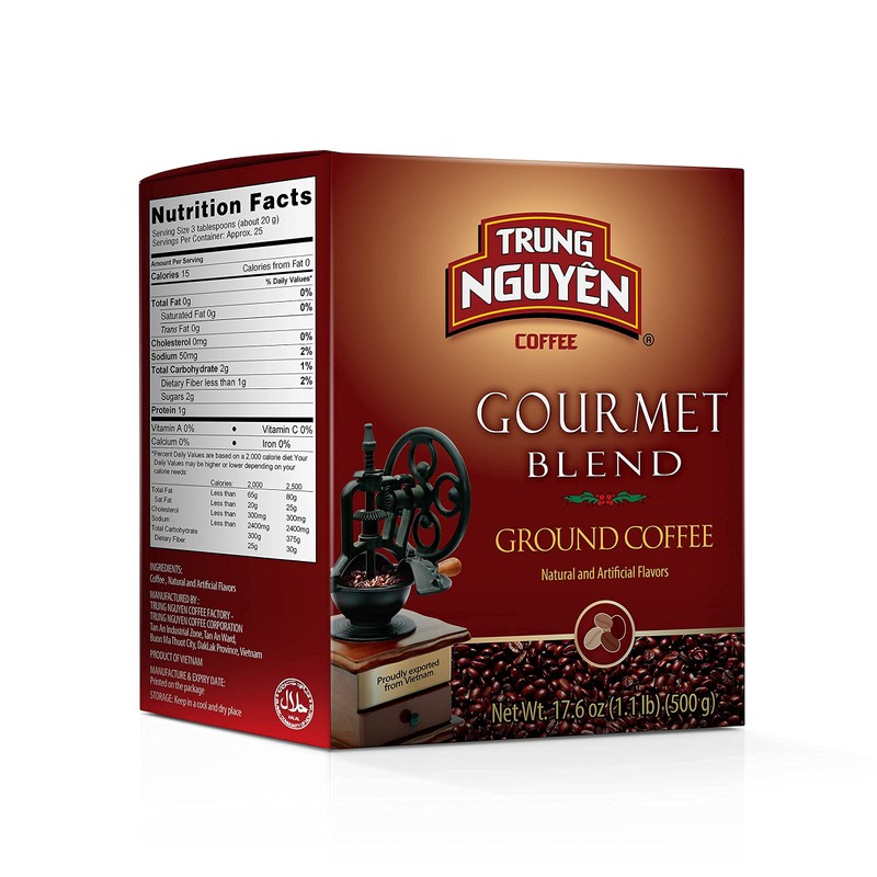 TRUNG NGUYEN LEGEND GOURMET BLEND Premium Roasted Ground Coffee -