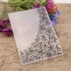 arriettycraft Leaves Corner Plastic Embossing Folders for Card Making Swirls