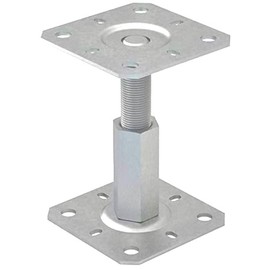 Fence Posts Size: 100mm x 100mm (4" x 4") Pack of: 1 Repair Support Brackets Adjustable Heavy Duty Bolt Down