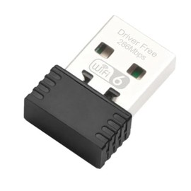 Adaptador InaláMbrico WiFi 6 AX286 802.11Ax 2,4 GHz, Controlador Gratuito, Tarjeta de Red USB para Ordenador Win7/10/11, Mini Receptor WiFi