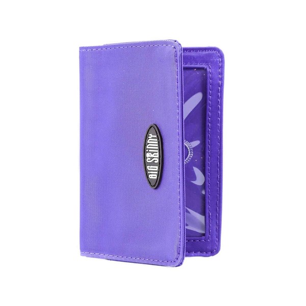 Big Skinny Card Case Slim Wallet, Holds Up to 16 Cards, Purple