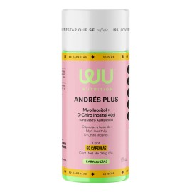 Suplemento Cápsula Nutrition Suplementos Myo Inositol Chiro Andrés Plus 130g